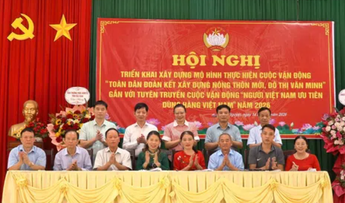Xã Tam Giang (Bắc Ninh) xây dựng mô hình điểm “Toàn dân đoàn kết xây dựng nông thôn mới, đô thị văn minh”